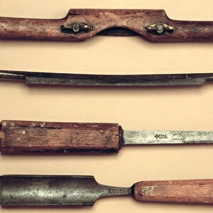 La Reunion carpenter tools (steel and wood)