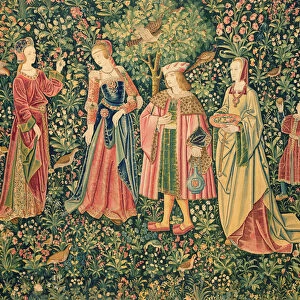 La Vie Seigneuriale: The Promenade, Loire Workshop, c. 1500 (tapestry)