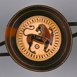 Laconian Black-Figure Kylix attributed to Hunt painter, c. 540 BC (terracotta)