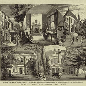 The Ladies College, Somerville Hall, Oxford (engraving)