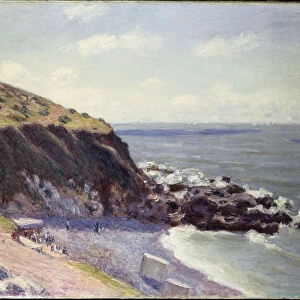 Ladys Cove, Langland Bay, 1897 (oil on canvas)
