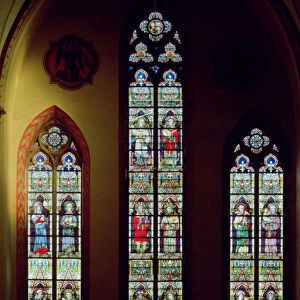 Lancet windows, 1873 (stained glass)
