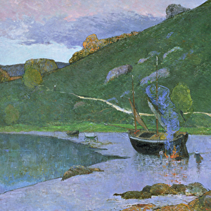 Landscape at Pont-Aven, c. 1893-94 (oil on canvas)
