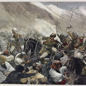 The late Afghan War: Death of Major Wigram Battye in the battle of Futtehabad April 30