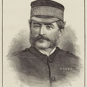The late Major-General William Earle, CB, CSI, killed in Command of the Troops at the Battle of Kerbekan, 10 February (engraving)