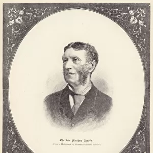 The late Matthew Arnold (engraving)