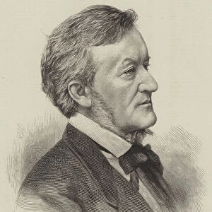The late Richard Wagner (engraving)