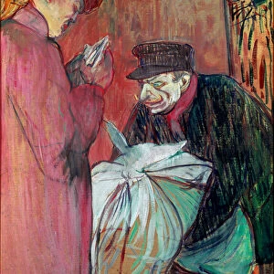 The Laundry of the House, 1894 (oil on paper)