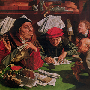 The Lawyers Office, c. 1545 (oil on wood)