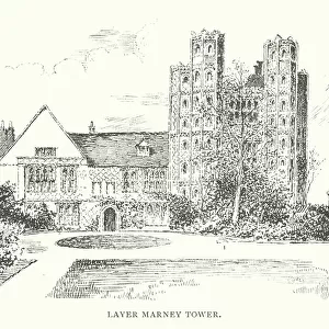 Essex Mounted Print Collection: Layer Marney