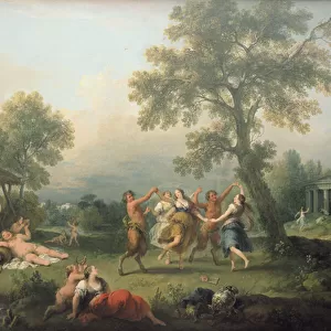 Le Lever de la Coquette, c. 1840 (colour litho)