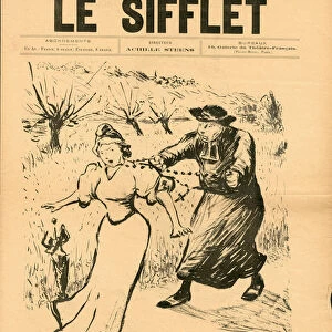 Le Whistle, number 6, Satirique en N & B, 1898_3_24: Le coup du Pere Francois