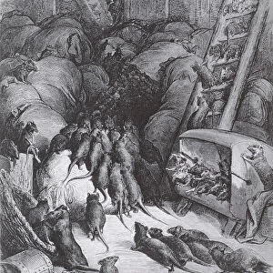 The League of Rats, 1868 (engraving)