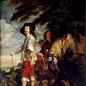Full lenght opoportrait of Charles I of England, also known as the king on the hunt, c