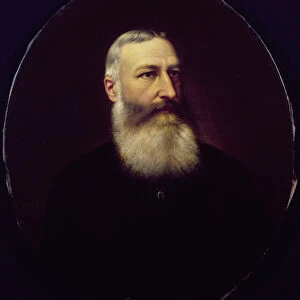 Leopold II (1835-1909) of Saxe-Cobourg-Gotha (oil on canvas)