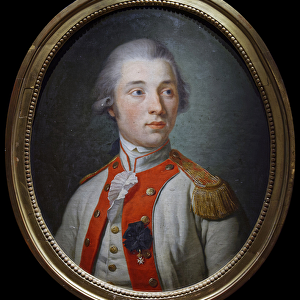 Lieutenant in the Artois Infantry Regiment, c. 1780 (oil on canvas)