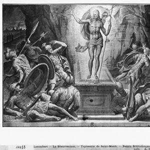 Life of Christ, Resurrection of Christ, preparatory study of tapestry cartoon for