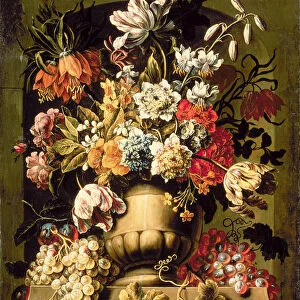 Still Life with fruit and Flowers