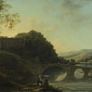 Lismore Castle from the East (oil on canvas)