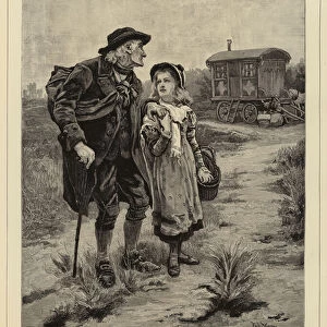 Little Nell and her Grandfather (engraving)