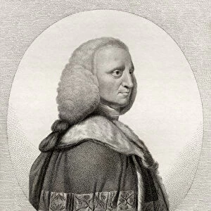 Lord George Lyttleton, engraved by Bocquet, illustration from A catalogue of Royal