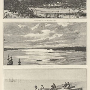 Lord Lonsdales Travels in the Arctic Regions of North America (engraving)