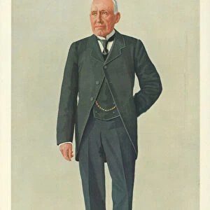 Lord Welby, The Treasury, 10 March 1910, Vanity Fair cartoon (colour litho)