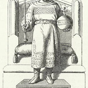 Louis the Child, last Carolingian King of East Francia (engraving)