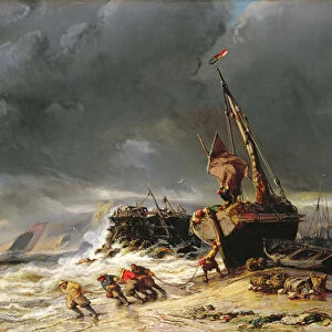Low Tide, 1861 (oil on canvas)