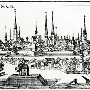 Lubeck, 17th century (engraving)