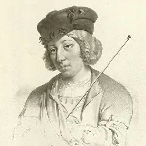 Lucas van Leyden, Dutch artist (engraving)