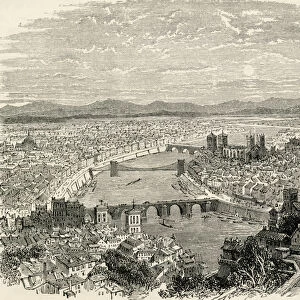Lyon, France, in the 19th century, from French Pictures by Rev. Samuel G