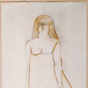 Mademoiselle Cocyte, 1900 (sanguine & pencil on paper)