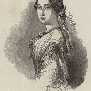 Mademoiselle de Montijo, Empress of the French (engraving)