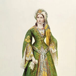 Mademoiselle Rachel (1821-58) as Roxane in Bajazet by Jean Racine (1639-99)