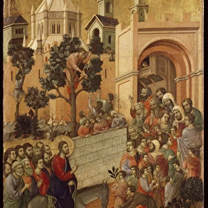 Maesta: Entry into Jerusalem, 1308-11 - altarpiece, 1308