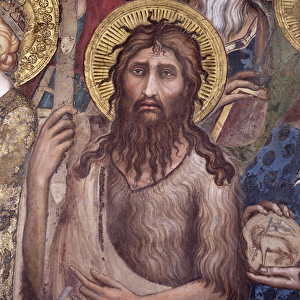 Maesta: St. John the Baptist, 1315 (fresco) (detail of 51591)
