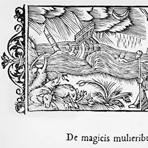 De magicis mulieribus, illustration from Historia de Gentibus Septentrionalibus