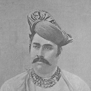 Maharaja Shivaji Rao Holkar of Indore (engraving)