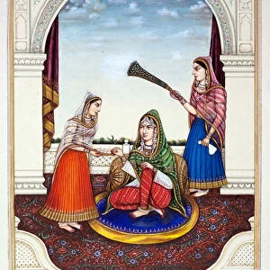 Maharani Jindan, from The Kingdom of the Punjab, its Rulers and Chiefs