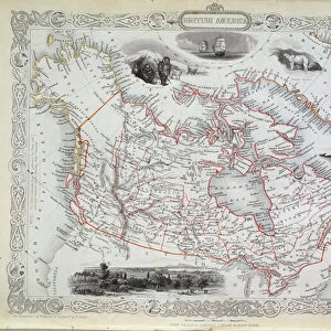 Map of British America (engraving)
