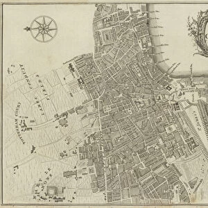 Map of the City of Westminster and the Duchy of Lancaster, London (engraving)
