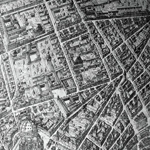 Map of Florence, 1594 (etching)