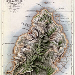 Mauritius Mounted Print Collection: Maps
