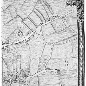 A Map of Mile End and Stepney Green, London, 1746 (engraving)