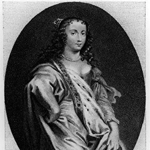 Margaret Cavendish, Duchess of Newcastle (1624-74) (engraving)