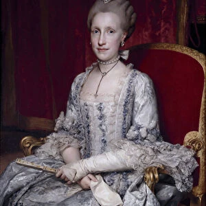 Marie-Louise d Espagne (1745-1792) (Marie Louise)- Portrait of Infanta Maria Luisa of
