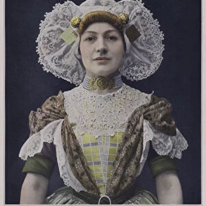 Marie Marcilly as Francisca in L Absent (coloured photo)