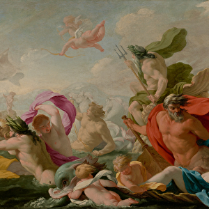 Marine Gods Paying Homage to Love, c. 1636-8 (oil on canvas)