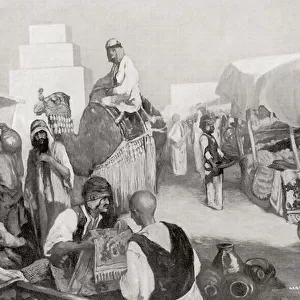 The market place in the ancient Sumerian city of Nippur